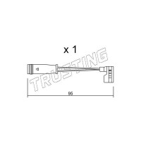 SU.164 TRUSTING Сигналізатор зносу гальмівних колодок