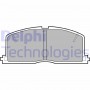 LP460 DELPHI Комплект гальмівних колодок дисковий гальм
