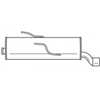45655 SIGAM Глушник вихлопних газів кінцевий