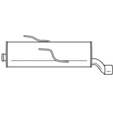 45655 SIGAM Глушник вихлопних газів кінцевий