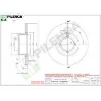 5061 PILENGA Гальмівний диск