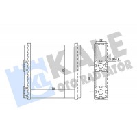 352065 KALE OTO RADYATÖR Теплообмінник обігрів салону