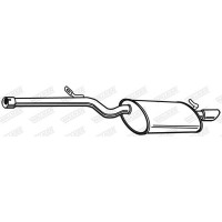 23489 WALKER Глушник вихлопних газів кінцевий