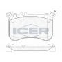 182042 ICER Комплект гальмівних колодок дисковий гальм