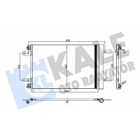 357945 KALE OTO RADYATÖR Конденсатор кондиціонера