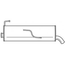 45681 SIGAM Глушник вихлопних газів кінцевий