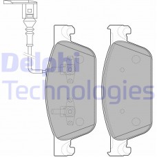 LP2199 DELPHI Комплект гальмівних колодок дисковий гальм