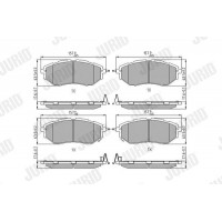 572638J JURID Комплект гальмівних колодок дисковий гальм