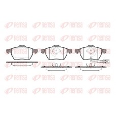 0390.41 REMSA Комплект гальмівних колодок дисковий гальм