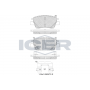 182311 ICER Комплект гальмівних колодок дисковий гальм