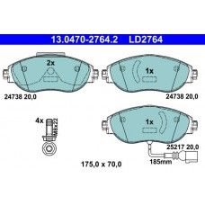 13.0470-2764.2 ATE Комплект гальмівних колодок дисковий гальм