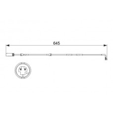 1 987 473 504 BOSCH Сигналізатор зносу гальмівних колодок