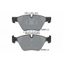 2469701 TEXTAR Комплект гальмівних колодок дисковий гальм