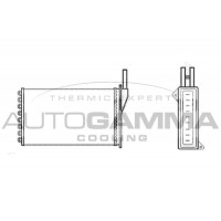 102440 AUTOGAMMA Теплообмінник обігрів салону