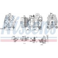 890746 NISSENS Компресор кондиціонера