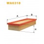 WA6318 WIX FILTERS Повітряний фільтр