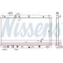 681372 NISSENS Радіатор охолодження двигуна