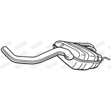 71352 WALKER Глушник вихлопних газів кінцевий