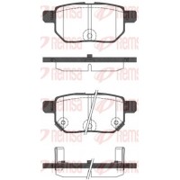 1286.22 REMSA Комплект гальмівних колодок дисковий гальм