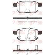 1286.22 REMSA Комплект гальмівних колодок дисковий гальм
