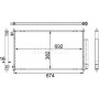 AC 467 001S MAHLE Конденсатор кондиціонера