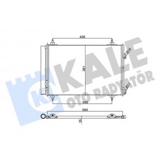 377900 KALE OTO RADYATÖR Конденсатор кондиціонера