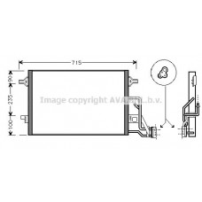 VN5189 AVA QUALITY COOLING Конденсатор кондиціонера