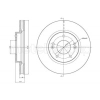 800-1688C CIFAM Гальмівний диск