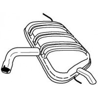 61646 SIGAM Глушник вихлопних газів кінцевий