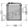 DRR32005 DENSO Теплообмінник обігрів салону