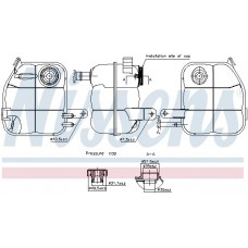 996336 NISSENS Компенсаційний бак охолоджувальна рідина