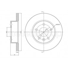 800-1719C CIFAM Гальмівний диск