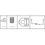 6DF 003 263-081 HELLA Вимикач ліхтаря сигналу гальмування
