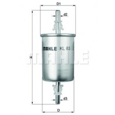 KL 83 MAHLE Паливний фільтр