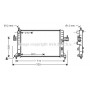 OL2305 AVA QUALITY COOLING Радіатор охолодження двигуна