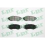 05P1208 LPR Комплект гальмівних колодок дисковий гальм