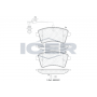181854-203 ICER Комплект гальмівних колодок дисковий гальм
