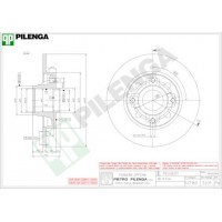5231 PILENGA Гальмівний диск