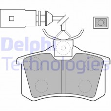 LP1556 DELPHI КомплеК т гальмівних колодок, дискове гальмо