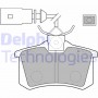 LP1556 DELPHI КомплеК т гальмівних колодок, дискове гальмо