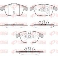 1249.50 REMSA Комплект гальмівних колодок дисковий гальм