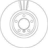 DF6615S TRW Гальмівний диск