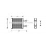 HY6061 AVA QUALITY COOLING Теплообмінник обігрів салону