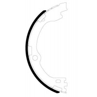 8DA 355 051-301 HELLA PAGID Комплект гальмівних колодок, стояночная тормозная система