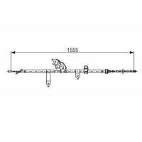 1 987 482 221 BOSCH Тросик, cтояночный тормоз