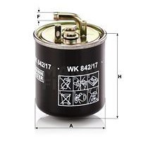 WK 842/17 MANN-FILTER Паливний фільтр