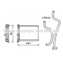 DN6417 AVA QUALITY COOLING Теплообмінник обігрів салону