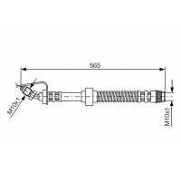 1 987 476 906 BOSCH Гальмівний шланг