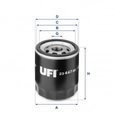 23.447.00 UFI Масляний фільтр