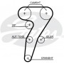 K015653XS GATES Комплект ременя ГРМ